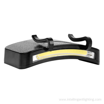 3W COB+LED Clip Cap Lamp Emergency Head Lamp